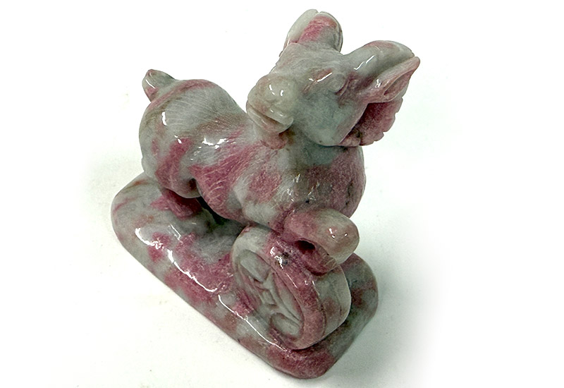 玫瑰石動物擺件(大)-羊
